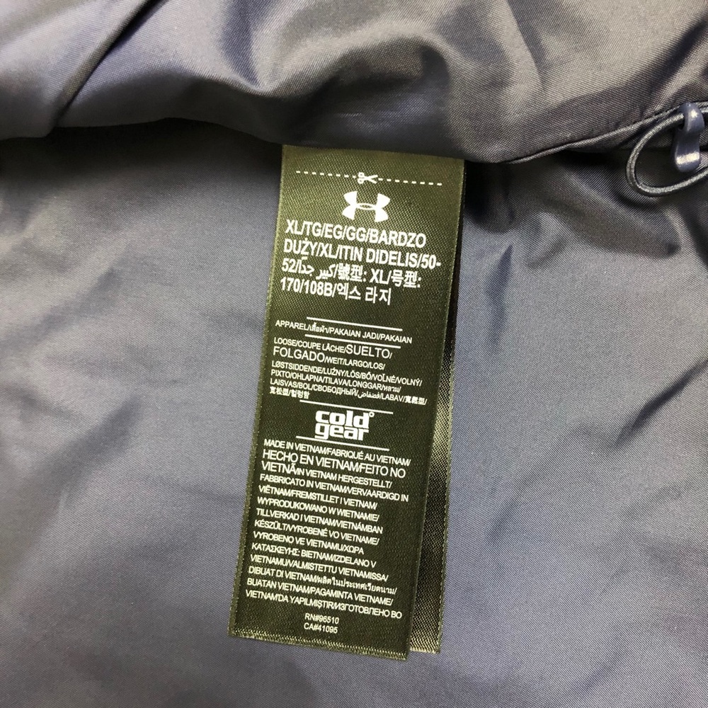 Under Armour Storm Team Infrared Womens Full Zip Hooded Jacket Size S 1247793410 - Picture 15 of 15